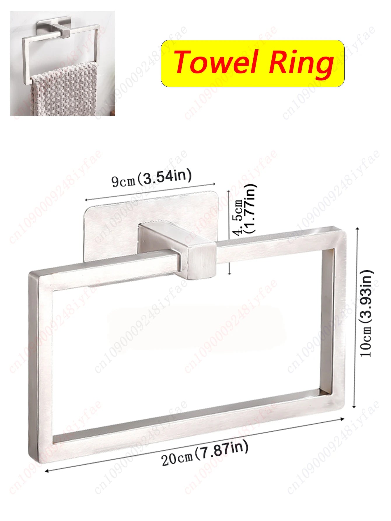 1-5PCS Towel Holder Bathroom Towel Bar Hanger