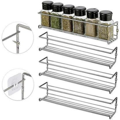 Kitchen Organizer Metal Hanging Spice Racks