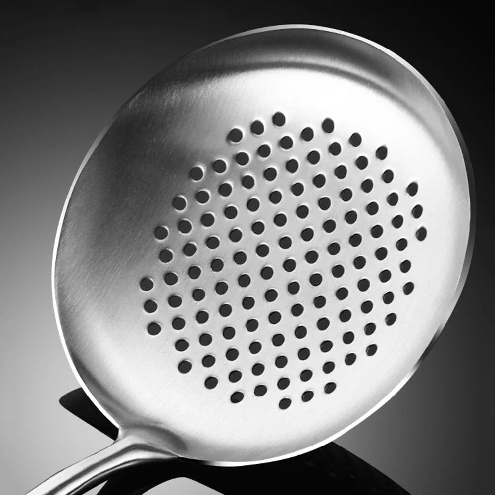 4Pcs Stainless Steel Spatula Spoon Wood Handle