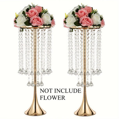 2-piece Acrylic Hanging Bead Flower Stand
