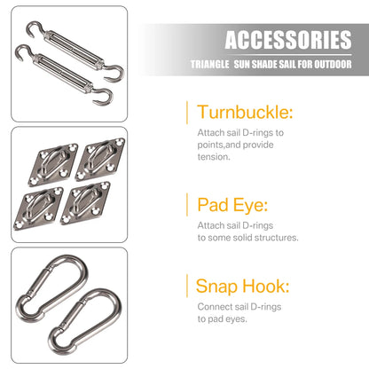 Sun Shade Sail Hardware Kit