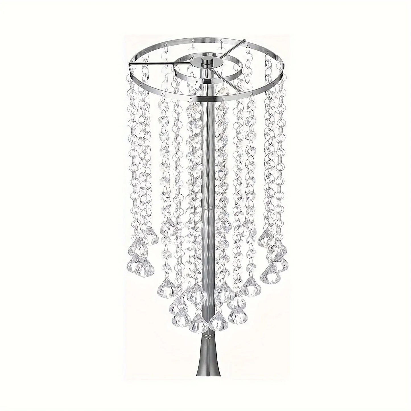 2-piece Acrylic Hanging Bead Flower Stand