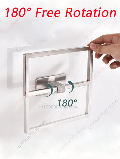 1-5PCS Towel Holder Bathroom Towel Bar Hanger