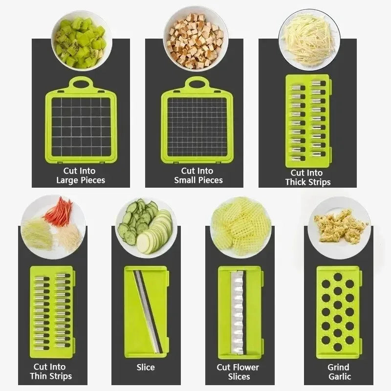 14/16 in 1 Multifunctional Vegetable Chopper