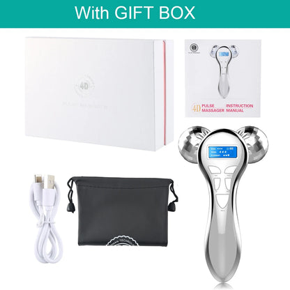 4D EMS Face Massager Roller