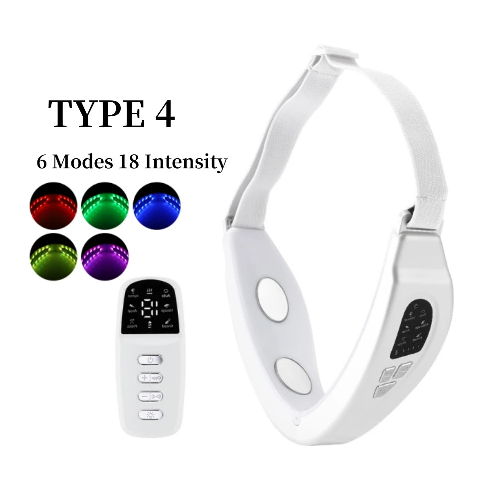 Face Lifting Device Red Light Skin Rejuvenation V Face Massager