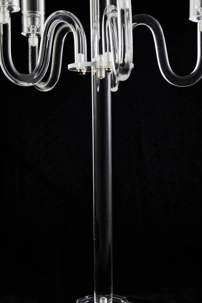 1 PCS 5 Arms Candelabra Acrylic Candle Holders