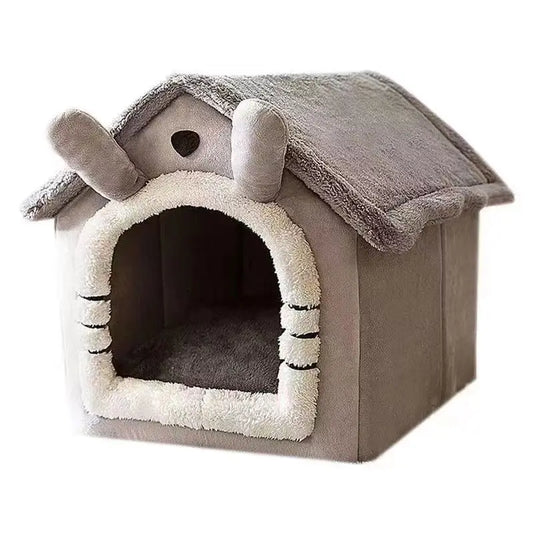 Indoor Warm Dog House Soft Pet Bed