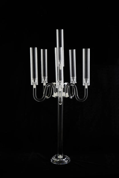 1 PCS 5 Arms Candelabra Acrylic Candle Holders