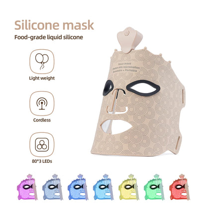 7 Colors Photon Silicone Face LED Mask