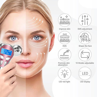 4D EMS Face Massager Roller
