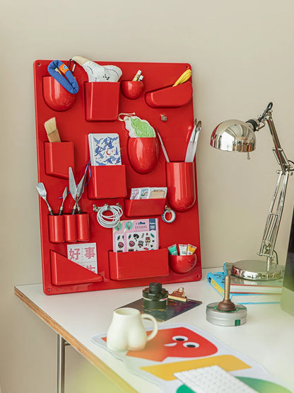 Wall-mounted Storage Rack with Hooks