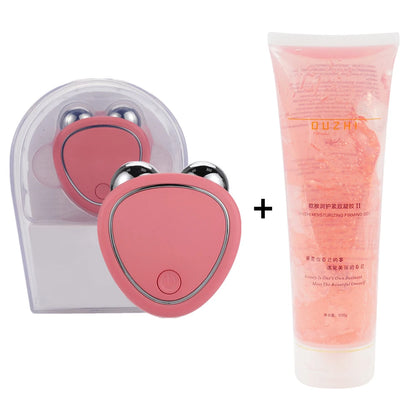 Beauty Massager Cold Gel Microcurrent Face Lifter