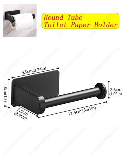 1-5PCS Towel Holder Bathroom Towel Bar Hanger