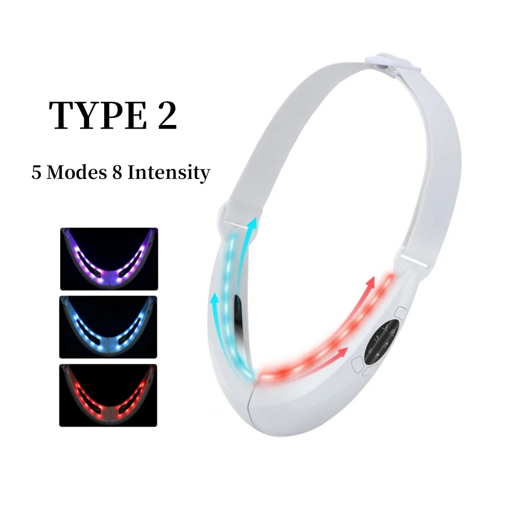 Face Lifting Device Red Light Skin Rejuvenation V Face Massager