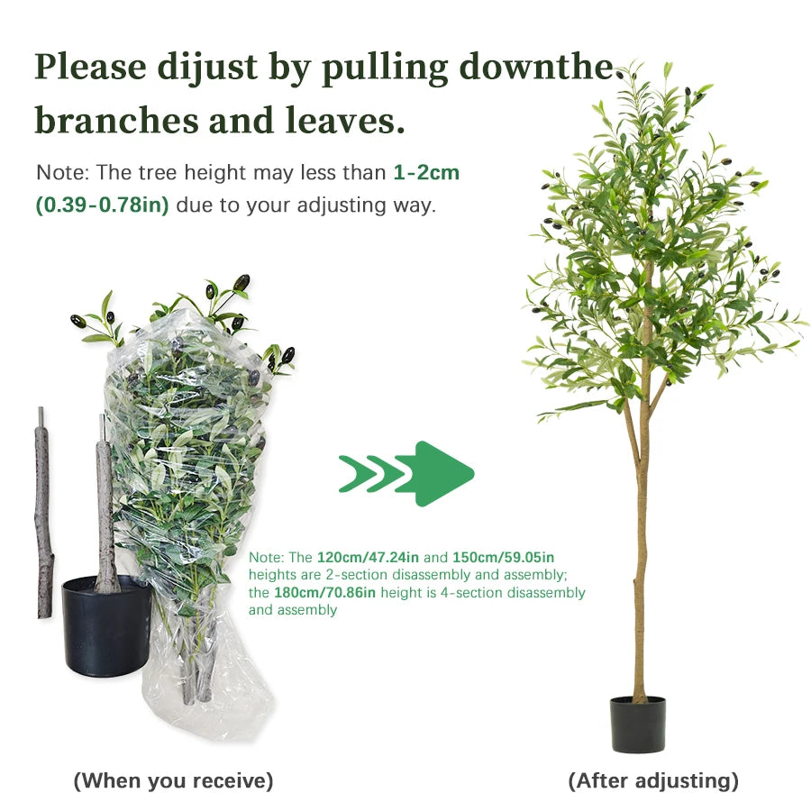 Artificial Olive Tree 120/150/180cm  Room Decoration