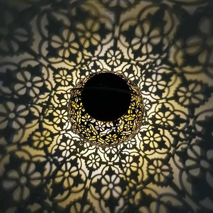 Solar LED Lantern Light, Outdoor Hanging Projection Light