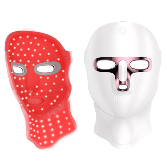 7 Colors LED Face Neck Mask Rechargeable