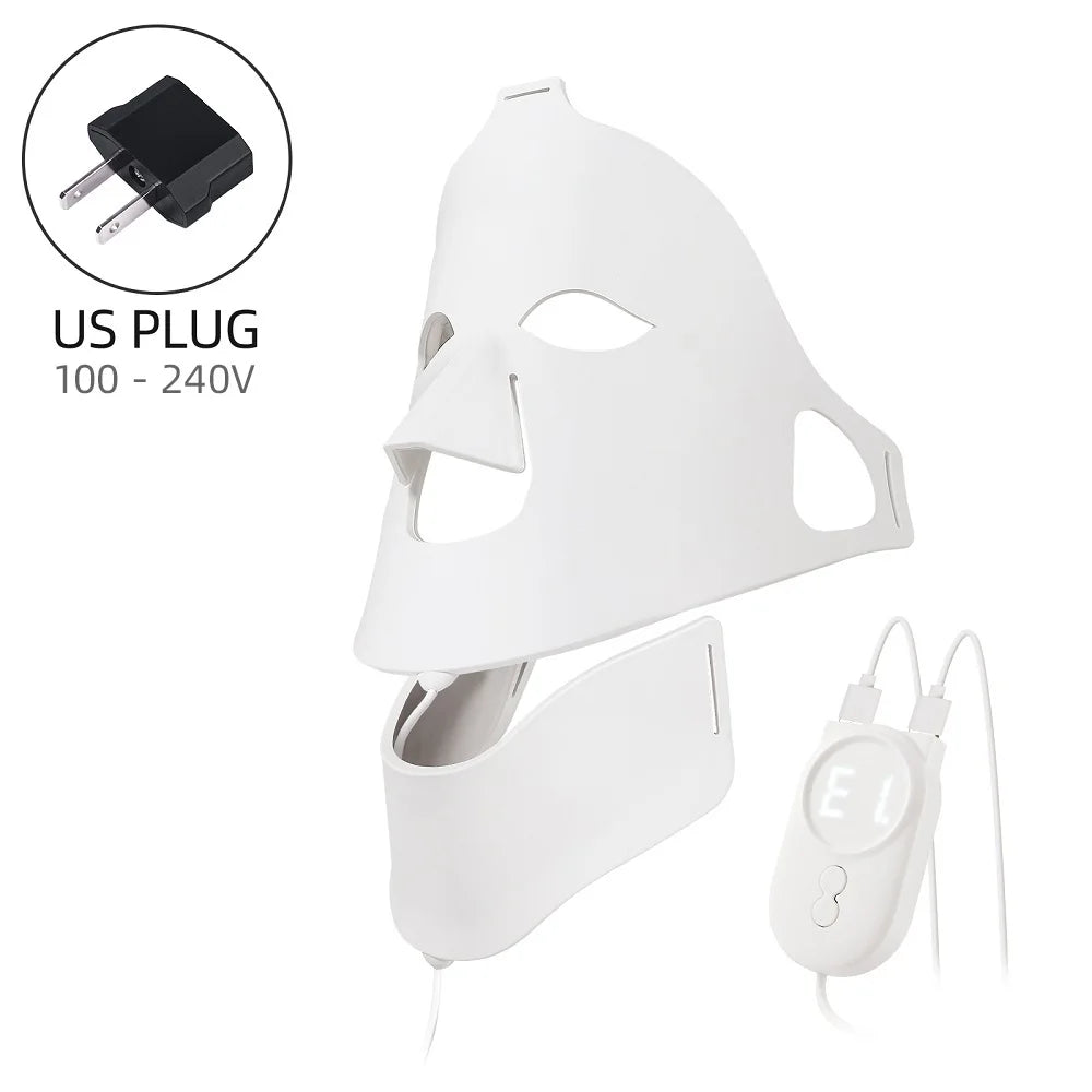 Face Neck Silicone LED Mask 7 Colors
