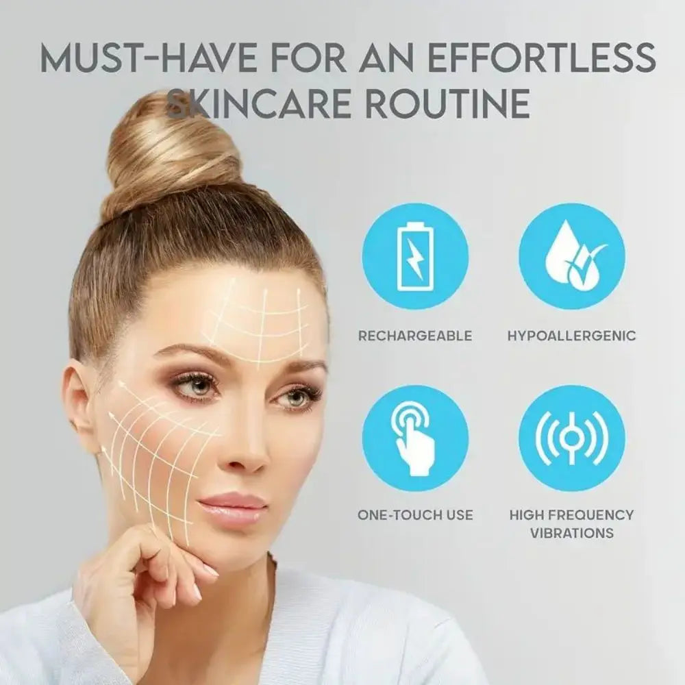 Skin Scraper Pore Vibration Cleaning Facial Deep Cleaning