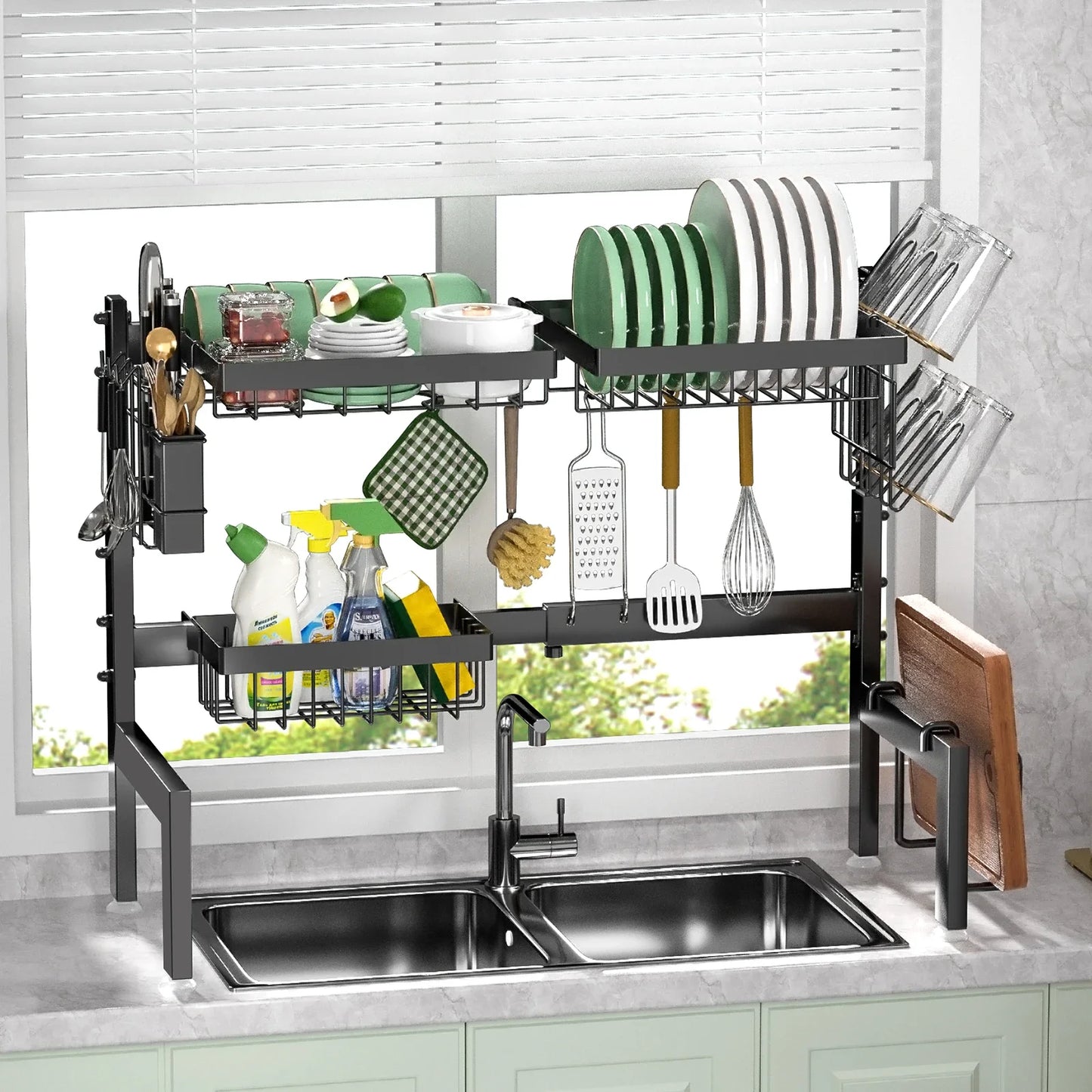 Large over the Sink Dish drying rack
