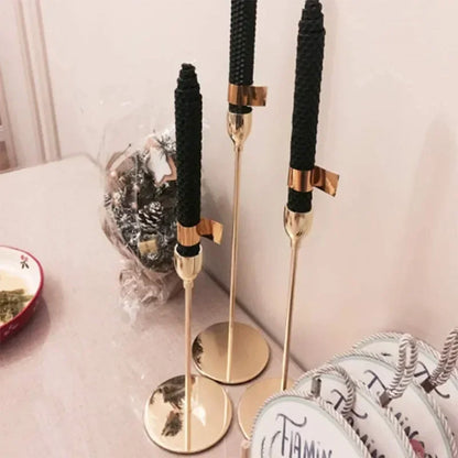 3Pcs/Set Chinese Style Metal Candle Holders